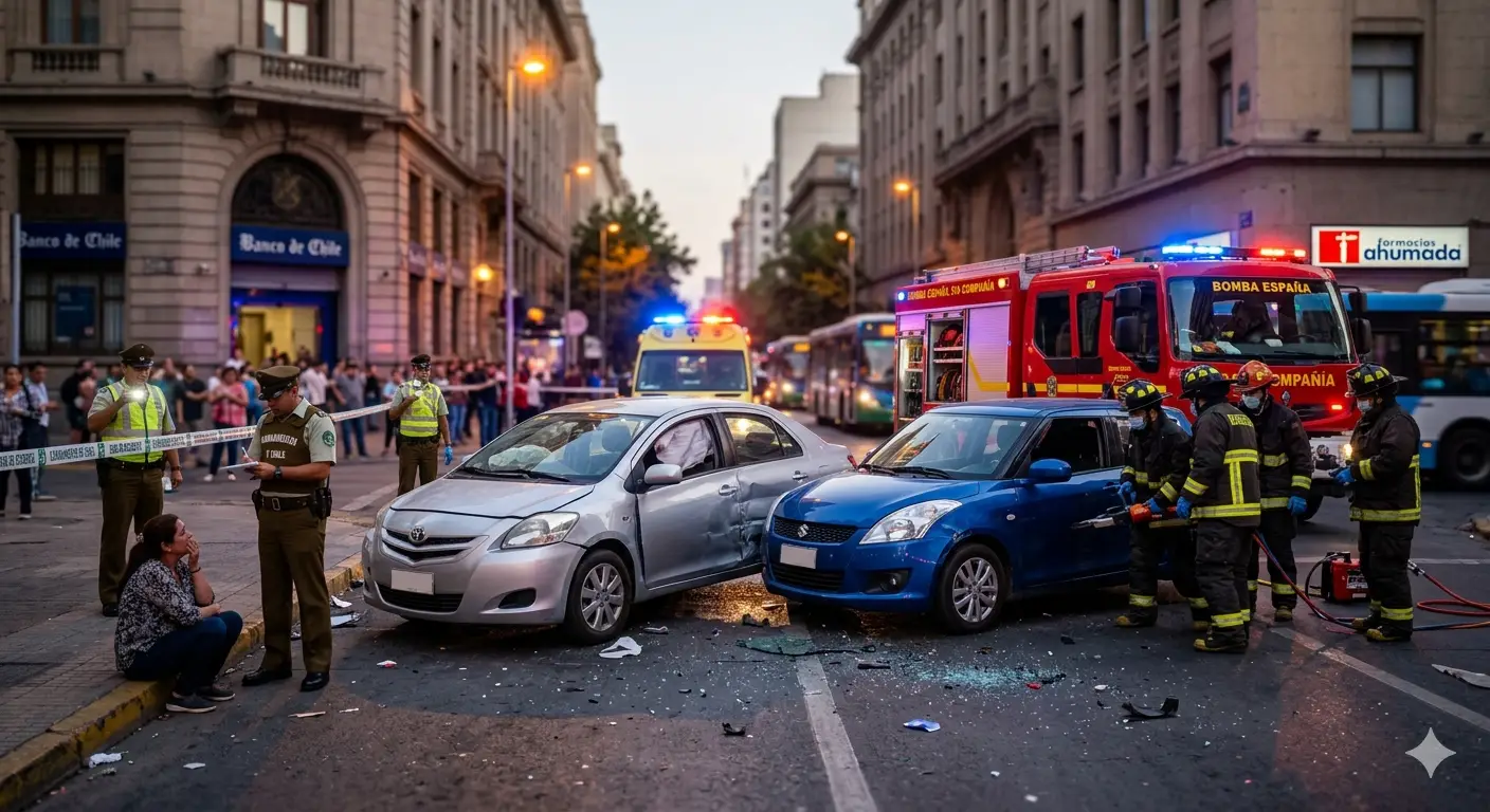 Accidente en Santiago